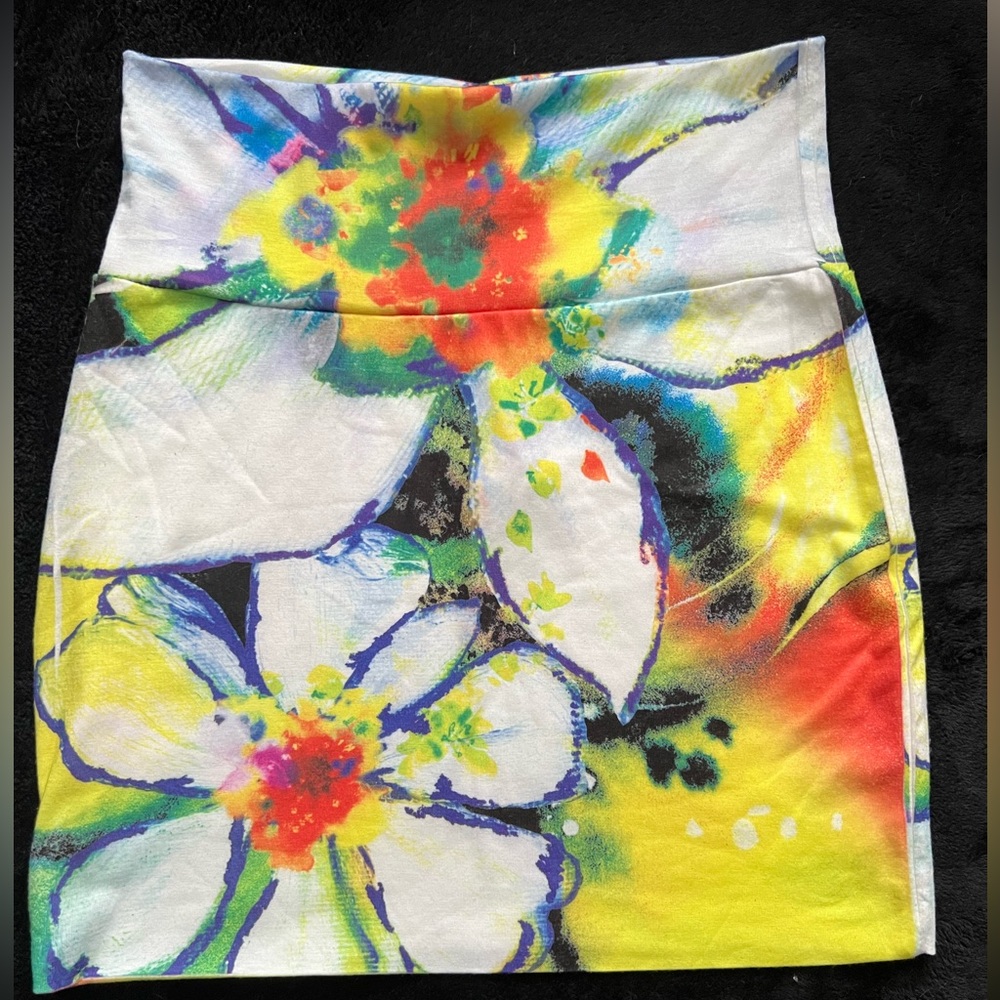 Floral Mini Skirt